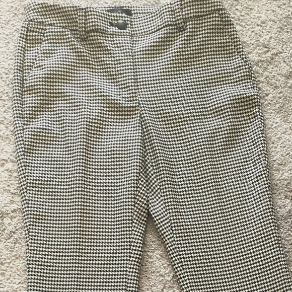 White House Black Market Houndstooth Pants 0p - Picture 1 of 4